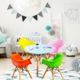 thumbnail image 3 of Gymax Ensemble de Table Ronde Moderne Colorée pour Enfants 5 Pcs avec 4 Fauteuils, 3 of 10
