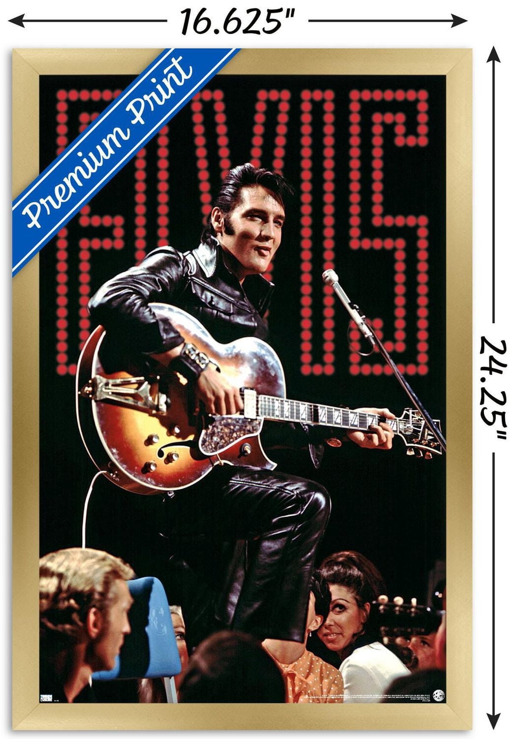 Elvis Presley - 68 Concert Wall Poster