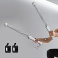 thumbnail image 1 of DYNWAVECA 2 Pieces Ropeless Battle Ropes Men Women Portable Professional Training Rope gray, 1 of 10