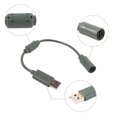thumbnail image 3 of Adapter Cable Cord Only, Gray XBOX360 Wired Controller USB Breakaway Adapter Connection Cable Suit For PAX 472PKT-205, 3 of 8