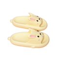 thumbnail image 1 of Wangsaura Women Bathroom Slippers Cute Rabbit Soft Sole Non-slip Open Toe Shower Slide Sandals House Shoes, 1 of 8