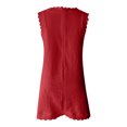 thumbnail image 4 of AherBiu Robe d'Été pour Femmes 2024 Sans Manches Mignonne Mini Robe Débardeur Col Ras du Cou Robe Décontractée, 4 of 5