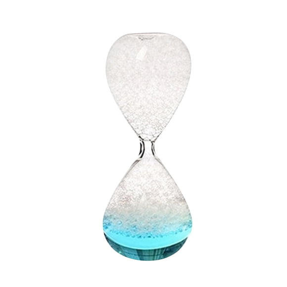 yuksok Sablier Chantant des Bulles Fait à la Main Sable Minuterie Cadeau d'Anniversaire pour Amoureux Enfants Bleu