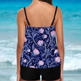 thumbnail image 3 of Weiqiqre Womens Swimsuits Two Piece Bathing Suits Blouson Tank Top with Boyshorts Tummy Control Modest Swimsuits, 3 of 3