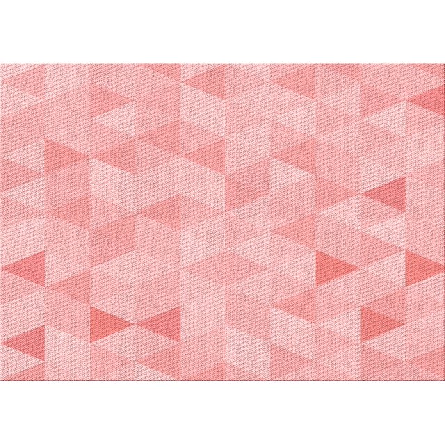 Ahgly Company Tapis d'Intérieur Rectangulaire Transitionnel Pastel Rouge Rose Lavable à la Machine, 2 Pieds x 3 Pieds