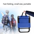 thumbnail image 4 of Yhmxh Camping Essentials Camping Gear Fishing Chair With Storage Bag ,Outdoor Folding Chair Compact Fishing Stool Portable Camping Stool Backpack Chair With Cloth For Beach/Outing /Family, 4 of 8