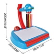 thumbnail image 3 of Fridja Children's Projector Ainting Projection Desk Writing Board Drawing Board Toy 5ml Christmas Gift for Kids, 3 of 5