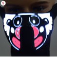 thumbnail image 4 of LED Luminous Flashing Face Mask Party Masks Light Up Dance Halloween Cosplay, 4 of 5