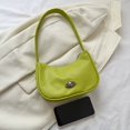 thumbnail image 3 of Sacs Hobo pour Femmes Légers, Sacs à Main Mode, Pochette Unie (Vert), 3 of 10
