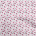 thumbnail image 1 of oneOone Velvet Pink Fabric Floral Sewing Craft Projects Fabric Prints By Yard 58 Inch Wide, 1 of 4