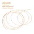 thumbnail image 4 of Uxcell 547Yard 12Lb Fluorocarbon Coated Monofilament Nylon Fishing Line Orange, 4 of 7