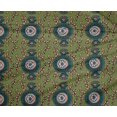 thumbnail image 4 of oneOone Polyester Lycra Fabric Leaves & Floral Block Print Fabric BTY 56 Inch Wide, 4 of 4