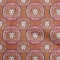 thumbnail image 1 of oneOone Viscose Jersey Rust Brown Fabric Lion Face Craft Projects Decor Fabric Printed by The Yard 60 Inch Wide, 1 of 4