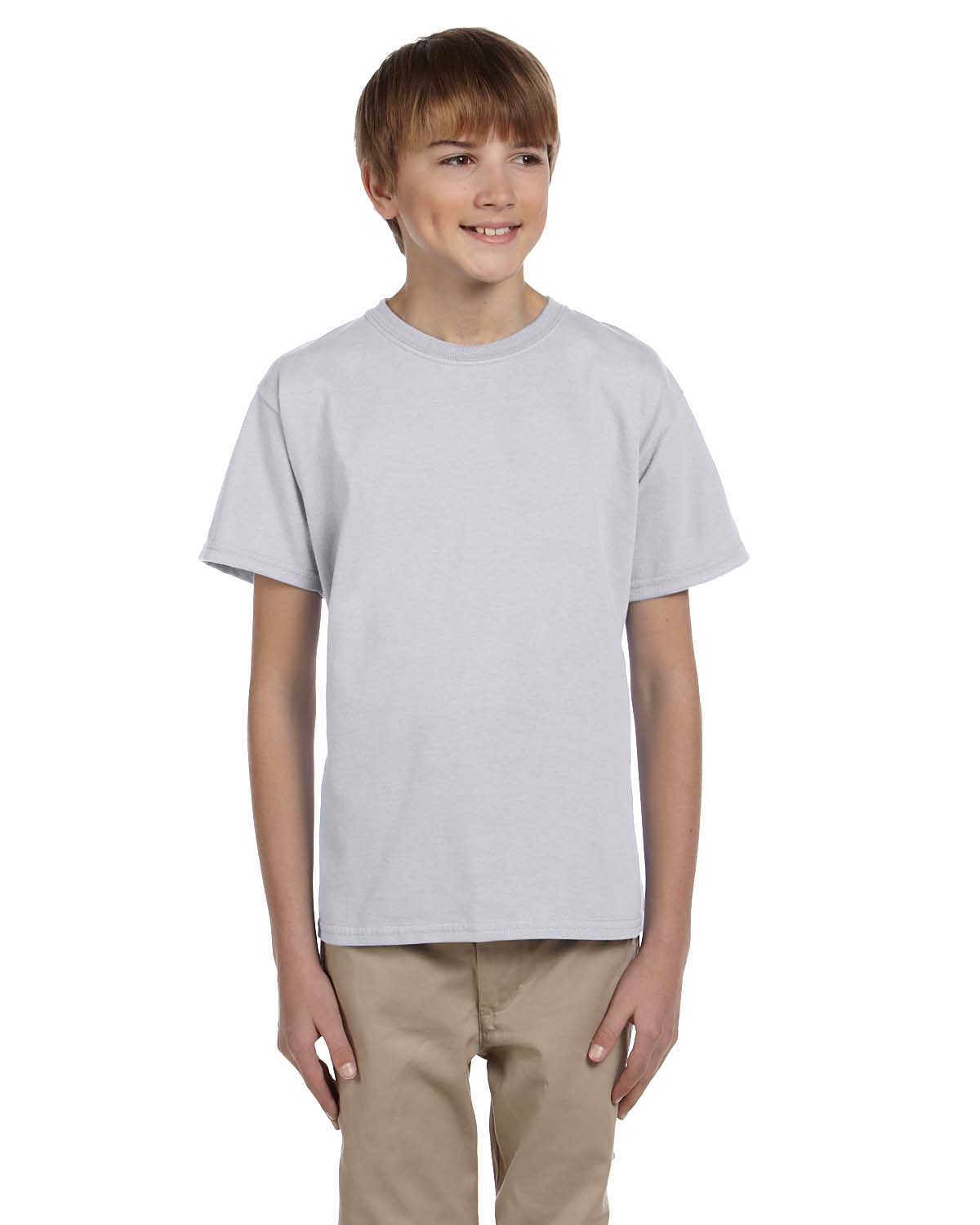 Hanes Youth 50/50 Short Sleeve T-Shirt, Style 5370