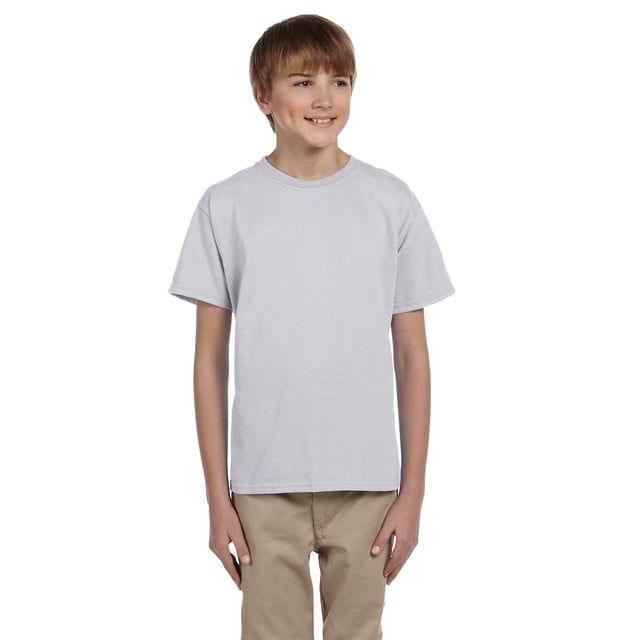 Hanes Youth 50/50 Short Sleeve T-Shirt, Style 5370