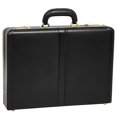 thumbnail image 1 of Reagan - Black Leather Attache Case, 1 of 1