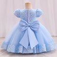 thumbnail image 4 of Robe Formelle pour Tout-Petit à Manches Bouffantes, Robe de Bal pour Tout-Petit, Robe en Tulle pour Tout-Petit, Robe pour Fillette de 3-4 Ans, 4 of 4