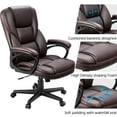 thumbnail image 2 of Homall Faux Leather High-Back Executive Office Chair with Lumbar Support,Brown, 2 of 7