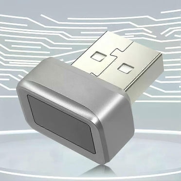 Lecteur de Clé USB à Empreinte Digitale FIDO U2F Biométrique Mini Clé de Sécurité Dongle Windows Hello 360 Tactile Mini Lecteur d'Empreintes Digitales pour PC