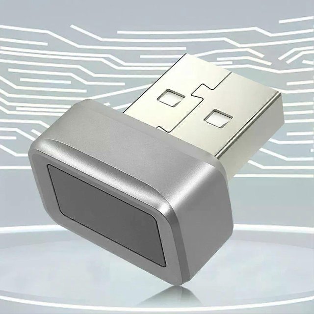 USB Fingerprint Key Reader FIDO U2F Biometric Mini Security Key Dongle Windows Hello 360 Touch Mini Fingerprint Reader for PC