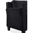 thumbnail image 3 of Bowery Hill Microfiber Sofa in Black, 3 of 5