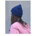 thumbnail image 4 of Bangcool Bonnet à Revers Côtelé Classique Couleur Unie pour Hommes Femmes, 4 of 10