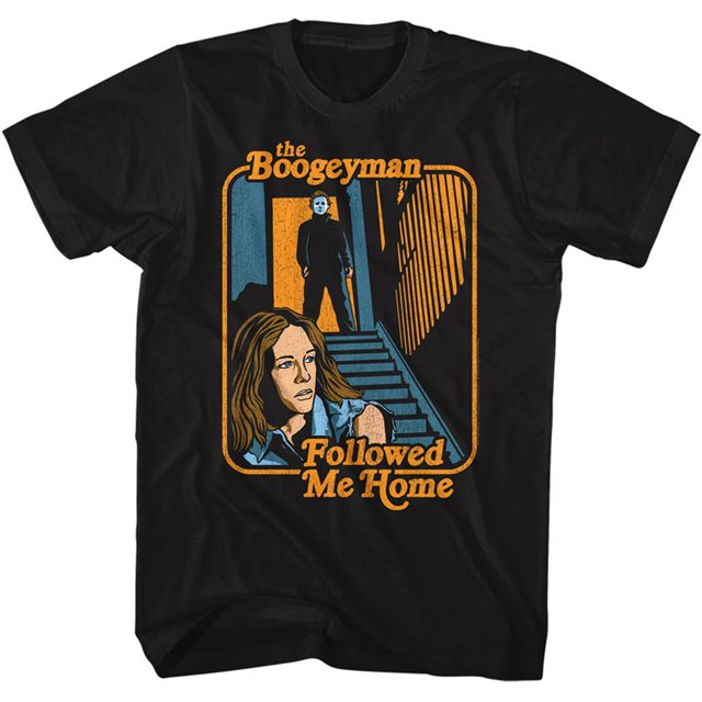 Halloween Boogeyman No Knife Black Adult T-Shirt 2Xl