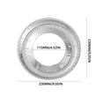 thumbnail image 3 of Btomtd 20PC/30PC/50PC Circular Thickened Gas Stove Oil Proof Pad Gas Stove Protection Sticker Kitchen Circular Stove Cover Tin Foil Ring Aluminum Foil Stove, A, 3 of 5