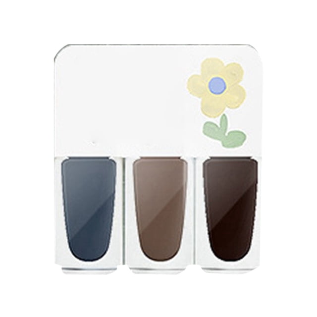 Riforla Three Color Nail Polish No Baking Quick Drying Set Durable Tearable Water Based Manicure 1ml Nail Polish
