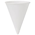 thumbnail image 2 of Disposable Cone Paper Cups - White, 4 oz, 200 Pack, 2 of 2