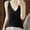 Black, variant on JDQJBZ Ribbed Tank Tops for Women Womens Camisole V Neck Knit Layering Shirt Casual Sleeveless Top