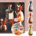 thumbnail image 3 of Pineapple Cocktail Cup, Copper Plated Pineapple Cocktail Bar Mug Party Cup, 3 of 8