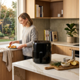 thumbnail image 4 of VacChef VC-AF450B 1300W Digital Air Fryer, 4.5L Fry Pan, 3.0L Basket, Oil-Free Cooking, Touch Control, 4 of 4