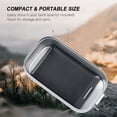 thumbnail image 4 of Pan Mini BBQ Grill Pan with Non-Stick Coating Ultra-light Barbecue Griddle Plate Barbecue Tray for Outdoor Camping Backpacking Hiking Fishing, 4 of 7