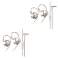thumbnail image 2 of QualitChoice AK6 PLUS Écouteurs Filaires Oreillette à Réduction de Bruit Casque avec Embouts Blancs avec Micro 2 Ensembles, 2 of 6