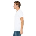 thumbnail image 3 of BELLA+CANVAS T-Shirt Jersey à Col en V pour Homme, TG, Blanc, 3 of 3