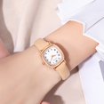 thumbnail image 2 of Fashionable Ladies Timepiece Square Dial Ladies Quartz Watch Adjustable Faux Leather Strap High Accuracy Exquisite Commute Wristwatch Timepiece, 2 of 8