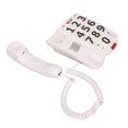 thumbnail image 3 of Téléphone Fixe Senior, Gros Boutons Plug And Play Grand Volume Réglable pour Personnes Âgées, 3 of 8