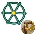 thumbnail image 3 of Accessoires de Terrain de Jeu, Roue de Navire Pirate pour Maisonnette Extérieure pour Enfants, Cabane dans les Arbres, Vert, 3 of 10