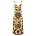 thumbnail image 5 of Ovzne Robes d'Été pour Femmes 2025 Robe d'Été Robes d'Été pour Femmes Imprimé Sans Manches Col Rond Robe Décontractée Robes Robe d'Été Imprimée Liquidation, 5 of 5
