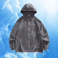 thumbnail image 2 of Jacket Men Mens Wool Coat Mens Small Fall Jacket Men Light Hoodie Jacket Flannel Coat Men with Hood Lightweight Running Rain Jacket Men 3x Rain Jacket Cold Weather Coat for Men Trading Jackets, 2 of 4