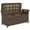 Navy Blue, variant on Outsunny 2-In-1 Patio Wicker Storage Bench 29 Gallon Storage Box Navy Blue