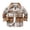 Coffee, variant on matoen Toddler Flannel Shirt Jacket Plaid Long Sleeve Lapel Shacket Kids Boys Girls Fall Tops