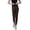 Brown, variant on Moomaya High Waist Leggings For Women Side Strips Soft Workout Yoga Pants