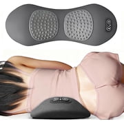Back Massager, 2025 Upgrade 3-in-1 Back Massager with Vibration Massage and Traction Lifting for Neck and Shoulder and Back(Light Gray)
