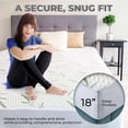 thumbnail image 4 of Comfy Bamboo World Waterproof & Hypoallergenic Bamboo Full/Double Size Mattress Protector, 4 of 9