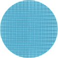 thumbnail image 1 of Ahgly Company Machine Washable Indoor Round Transitional Deep Sky Blue Area Rugs, 3' Round, 1 of 7