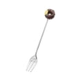 thumbnail image 1 of Ynlkorvg Tableware Stainless Steel Sweet Donut Dessert Fork Coffee Spoon And Stirrer, 1 of 5