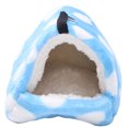 thumbnail image 1 of Easy To Hang Small Pet ,  Hammock Small Pet Sleeping Bed, For Hamster Pets Blue And White Dot, 1 of 8