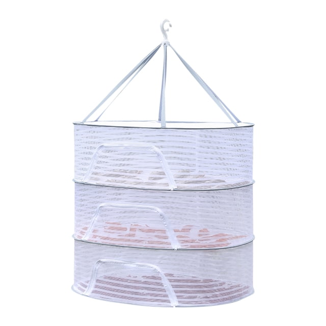 Amzcrzy Foldable Drying Net Flat Clothes Drying Rack - Foldable Mesh Clothes Flat Drying Rack, Underwear Drying Cage Dorm Room Essentials Home Improvement Birthday Gifts for Men Home Organization